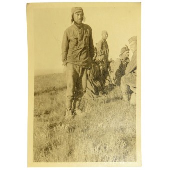 Foto av krigsfångar från Röda armén. Espenlaub militaria